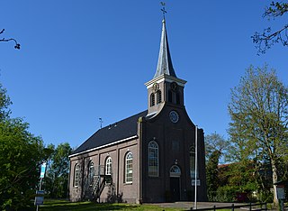 Oldetrijne Village in Friesland, Netherlands