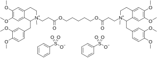 <span class="mw-page-title-main">Atracurium besilate</span> Chemical compound