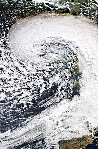 <span class="mw-page-title-main">Storm Barra</span> December 2021 European windstorm in Europe