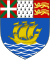 Shield of the coat of arms of Saint Pierre and Miquelon