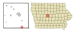 Location of Madrid, Iowa