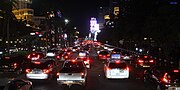 Thumbnail for File:Brake lights on the Las Vegas Strip.jpg