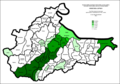 Anteil der Bosniaken in Brčko nach Siedlungen 1961