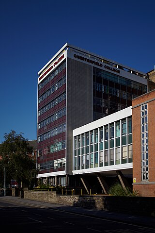 <span class="mw-page-title-main">Chesterfield College</span> Further education school in Chesterfield, Derbyshire, England