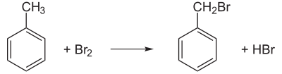 Synthese von Benzylbromid