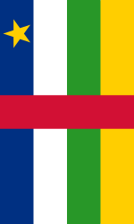 Thumbnail for File:Flag of the Central African Republic (3-5 vertical).svg