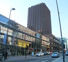 Metropolitan House, 95 Old Hall Street, Liverpool: Council's main offices. Liverpool Echo building 13 March 2013 004 stitch.jpg