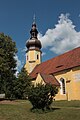 Neschwitzer Kirche mit von Theler´schem Grabmal