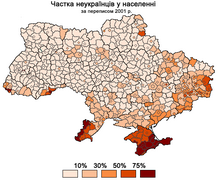 Частка етнічних меншин у населенні