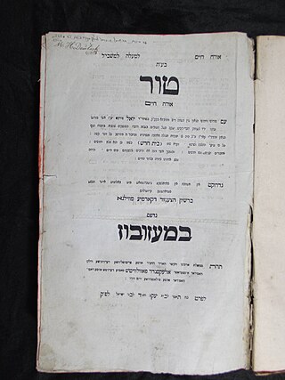 <span class="mw-page-title-main">Orach Chayim</span>