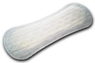 <span class="mw-page-title-main">Pantyliner</span> Absorbent material used for feminine hygiene