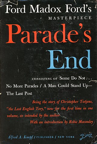 <i>Parades End</i> Tetralogy of novels by Ford Madox Ford