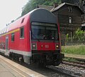 S-Bahn (fast city train) in Schöna