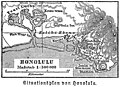 Historical map of Honolulu (1888)