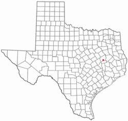 Location of Leona, Texas