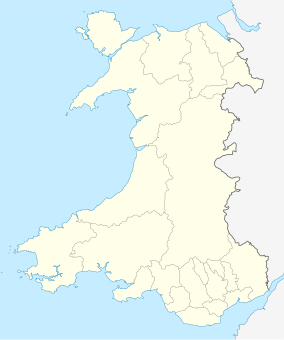 Map showing the location of Dyfi National Nature Reserve