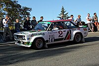 Walter Röhrl's Fiat 131 Abarth (Sponsor Alitalia)