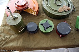 <span class="mw-page-title-main">PMN mine</span> Series of Soviet anti-personnel mines