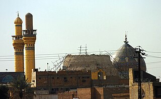 <span class="mw-page-title-main">2007 al-Askari mosque bombing</span> Formally unclaimed attack on a Shia Islamic mosque in the Iraqi city of Samarra