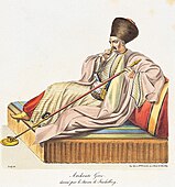 A Greek archon wearing an ishlik, 1828