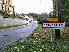 Entrée du village en venant de Bouvellemont.