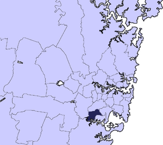 <span class="mw-page-title-main">City of Hurstville</span> Former local government area in New South Wales, Australia