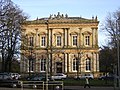 Former National Bank of Scotland Glasgow (now Langside Halls) (1847), the building was moved stone by stone c.1900 to Langside Avenue, Queen's Park, Glasgow