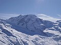 Il versante nord del Lyskamm visto dal Gornergrat