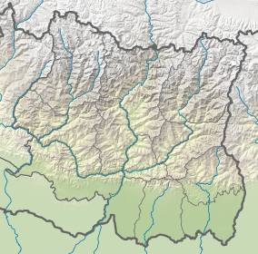 Map showing the location of Taman Nasional Sagarmatha