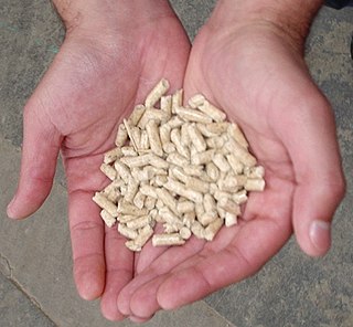 <span class="mw-page-title-main">Pellet fuel</span> Solid fuel made from compressed organic material