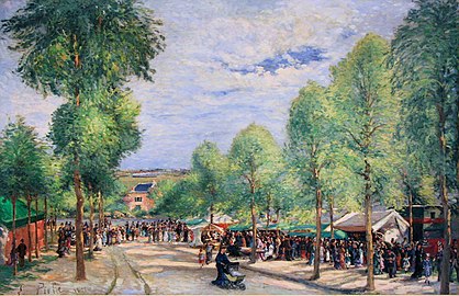 Festival de pe Boulevard des Fossés din Pontoise (1877)