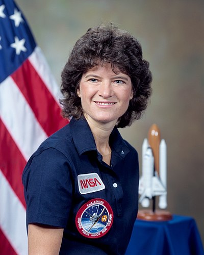 Салли Райд — первая женщина Америки, побывавшая в космосе. 1984 год