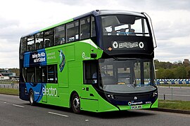 Alexander Dennis double-deck transit bus