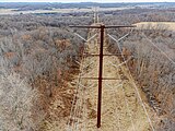 Tubular transmission tower