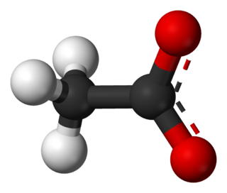 <span class="mw-page-title-main">Acetate</span> Salt compound formed from acetic acid and a base