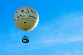 Le ballon Air de Paris en vol.