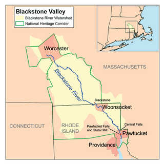 <span class="mw-page-title-main">Blackstone Valley</span> Region of Massachusetts & Rhode Island in the United States