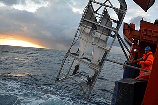 <span class="mw-page-title-main">Epibenthic sled</span> Instrument designed to collect benthic and benthopelagic faunas from the deep sea