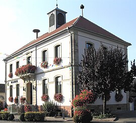 The town hall in Holtzwihr