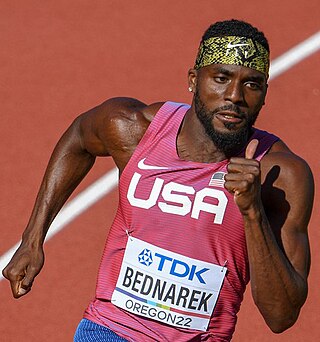 <span class="mw-page-title-main">Kenny Bednarek</span> American sprinter (born 1998)