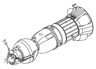 <span class="mw-page-title-main">Soyuz 7K-LOK</span> Concept for a lunar spacecraft derived from Soyuz