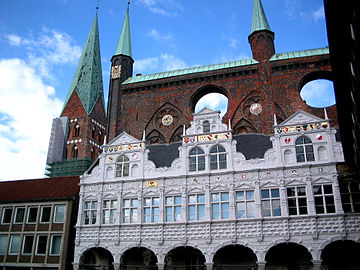 Het Rathaus van Lübeck