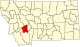 State map highlighting Jefferson County