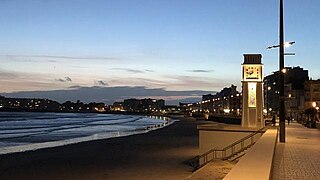 Remblai des Sables-d'Olonne de nuit