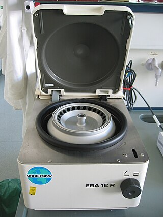 <span class="mw-page-title-main">Centrifuge</span> Device using centrifugal force to separate fluids