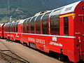 Bernina Express panoramski vlak.