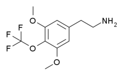 Trifluoromescaline structure.png