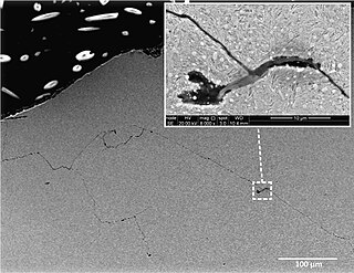 <span class="mw-page-title-main">White etching cracks</span> Deformation mechanism in steel