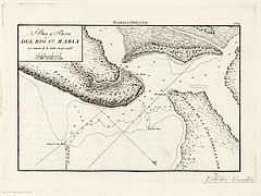 Mouth and bar of the Santa María River, 1809
