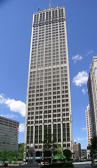 <span class="mw-page-title-main">Cadillac Tower</span> Skyscraper in Detroit